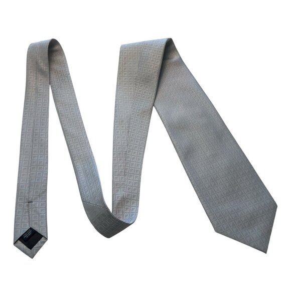 Michele Sartori Made in Italy 100% Silk Gray Tie - Picture 3 of 6